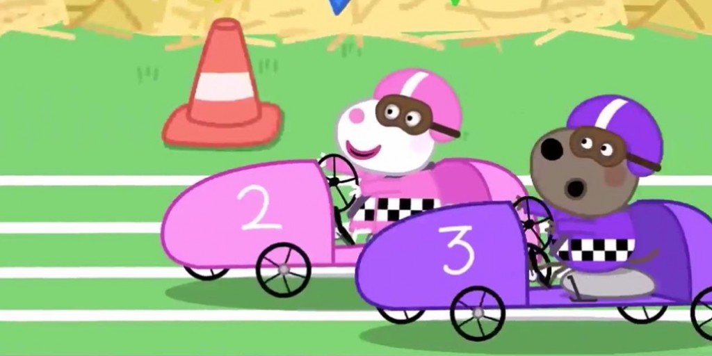 کارتون ماجراهای پپاپیگ - Go Karts