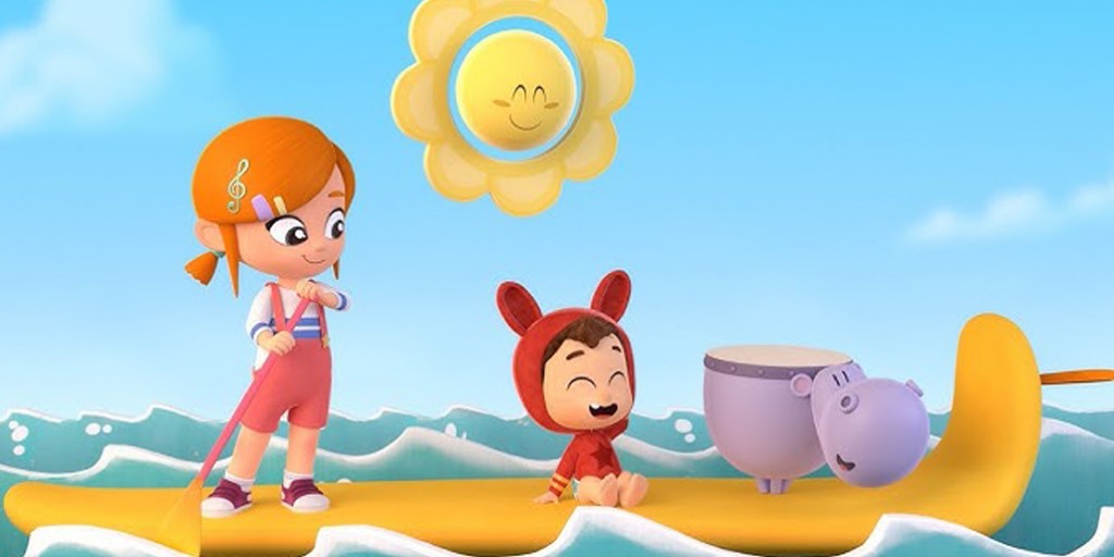 کارتون موزیکال لیا و پاپ - Row Row Your Boat