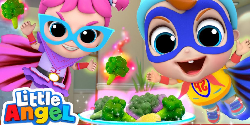 کارتون موزیکال لیتل آنجل - Vegetables Make Us Strong
