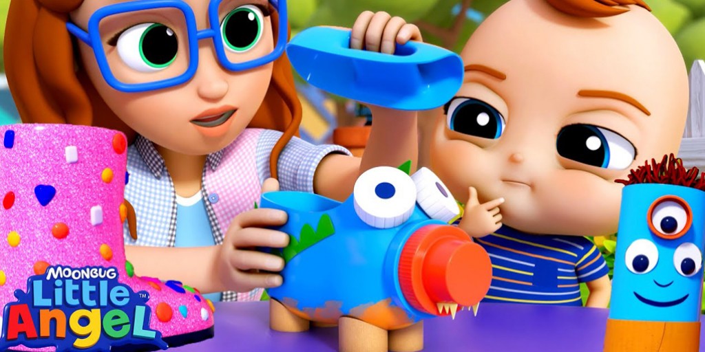 کارتون موزیکال لیتل آنجل - Arts And Crafts With Baby John