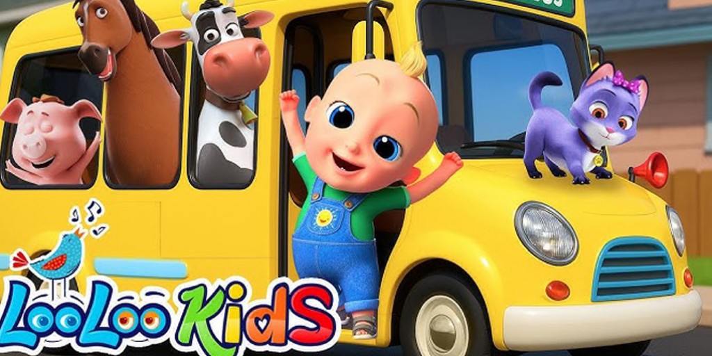 کارتون موزیکال لولو کیدز - Wheels on the Bus