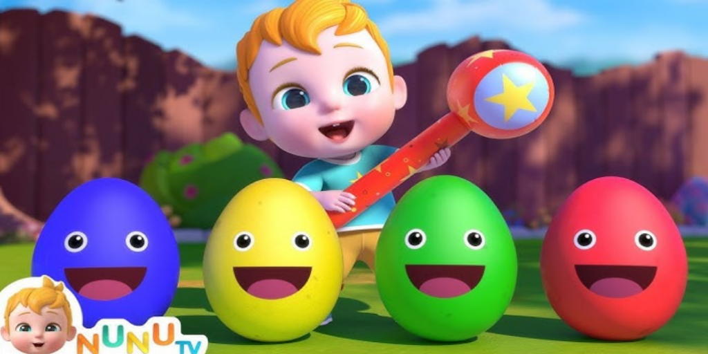 کارتون موزیکال نونو تی‌وی - Color Egg Song